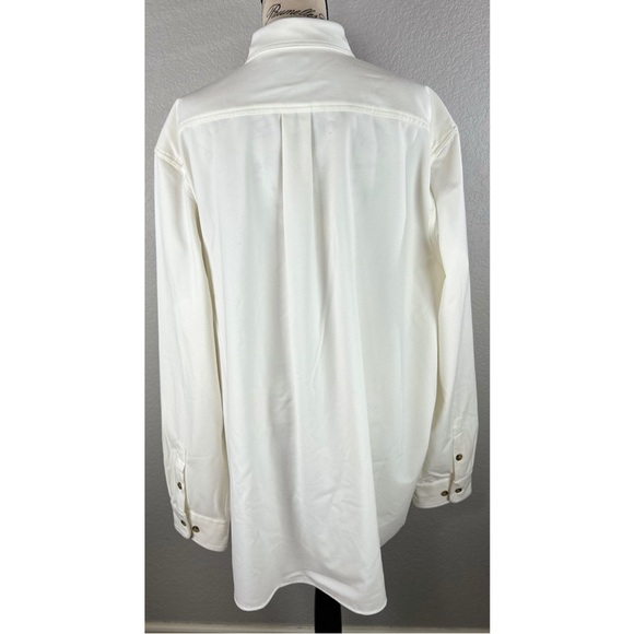 Rowm The Lodge Collection Long Sleeve Brushed Solid Button Down Shirt, 2XT - Picture 5 of 11